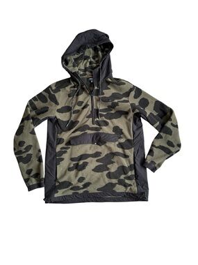 Roark Olive & Black Camo Fleece Pullover